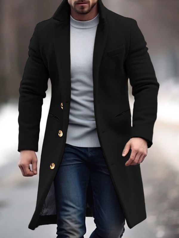 Stilla | Moderne herrefrakke med knapper