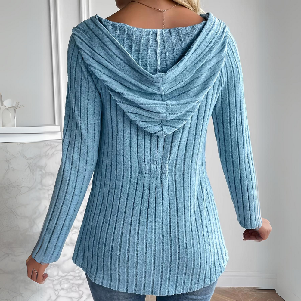Stilla | Strikpullover med knapper