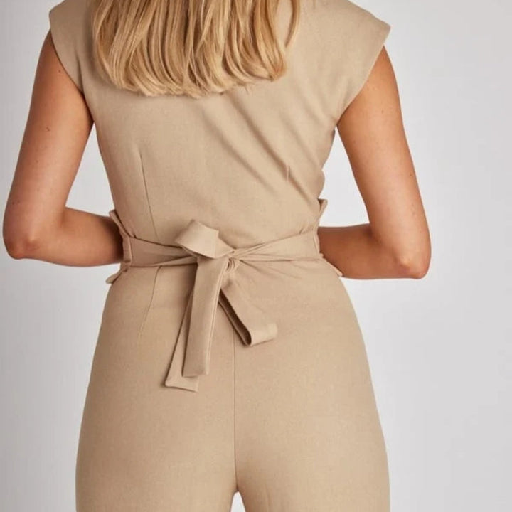 Stilla | Sculpting Without Sleeves Wide Leg Jumpsuit