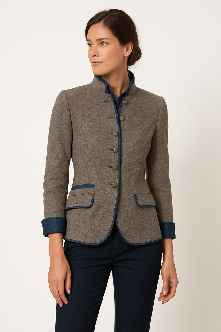 Stilla | Blazer med ståkrave