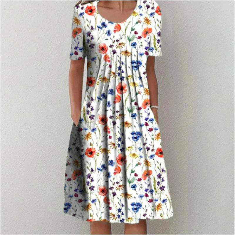 Stilla | Elegante Bomulds Kjole
