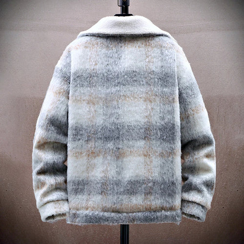 Stilla | Ternet Uld-Look-Jakke med Fleece-Fór