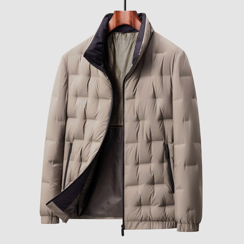 Stilla | Dunjakke med Lynlås og Quiltet Design