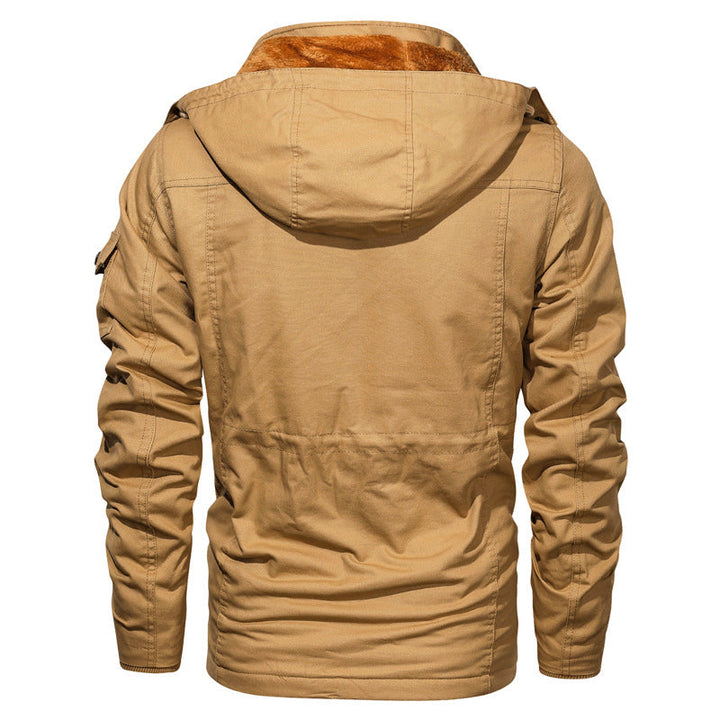 Stilla | Militærstil Bomuldsjakke med Fleece-Foring