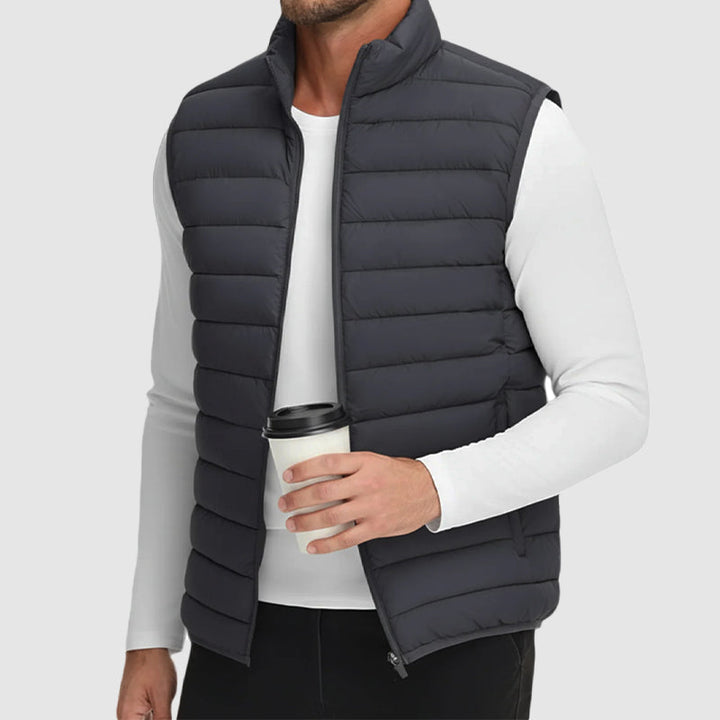 Stilla | Puffer-Vandafvisende Vest med Pakbart Design