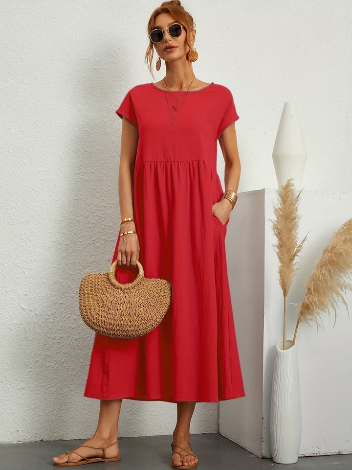 Stilla | O-Neck Casual Dress