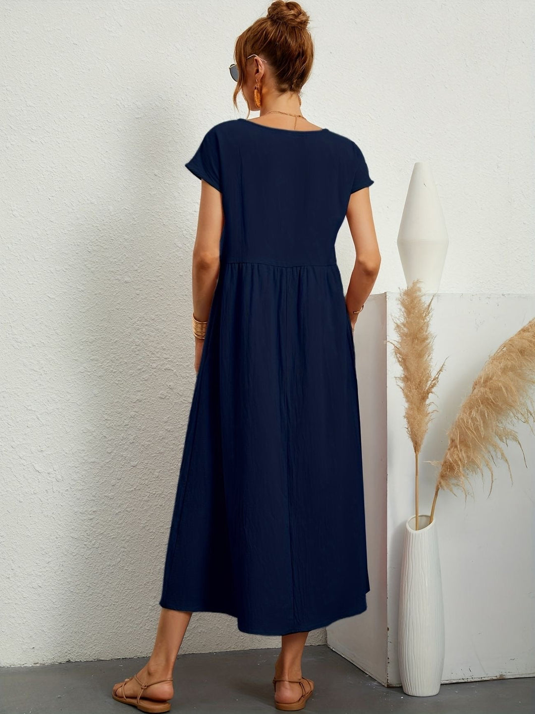 Stilla | O-Neck Casual Dress