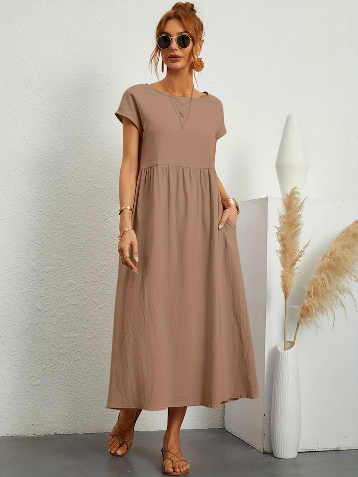 Stilla | O-Neck Casual Dress