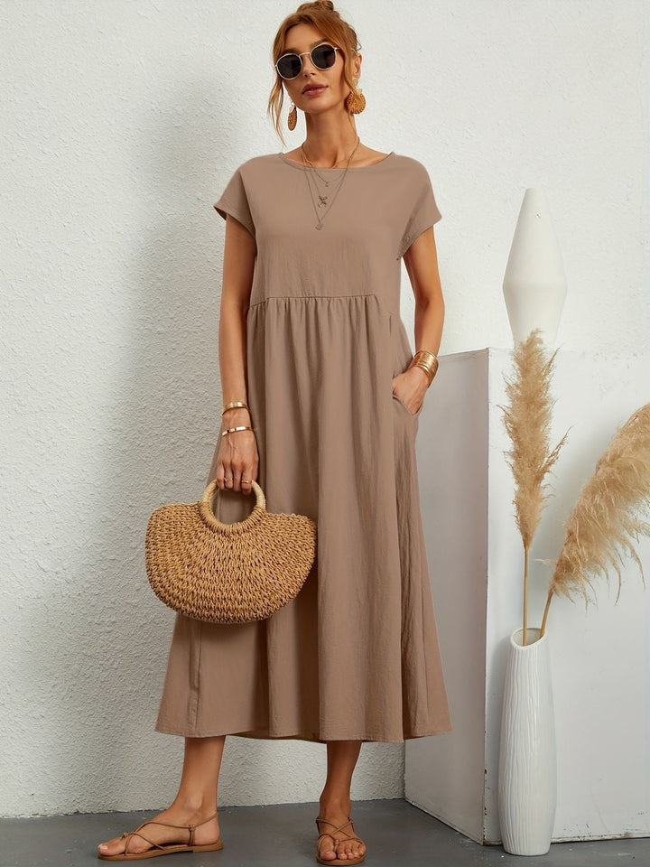 Stilla | O-Neck Casual Dress