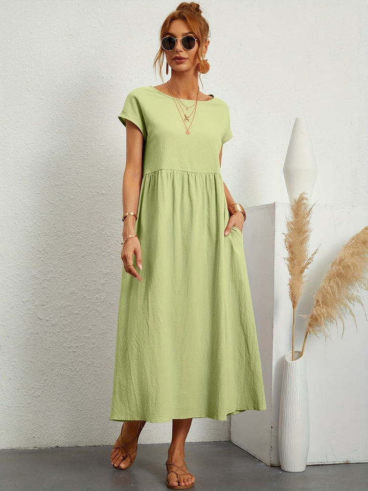 Stilla | O-Neck Casual Dress