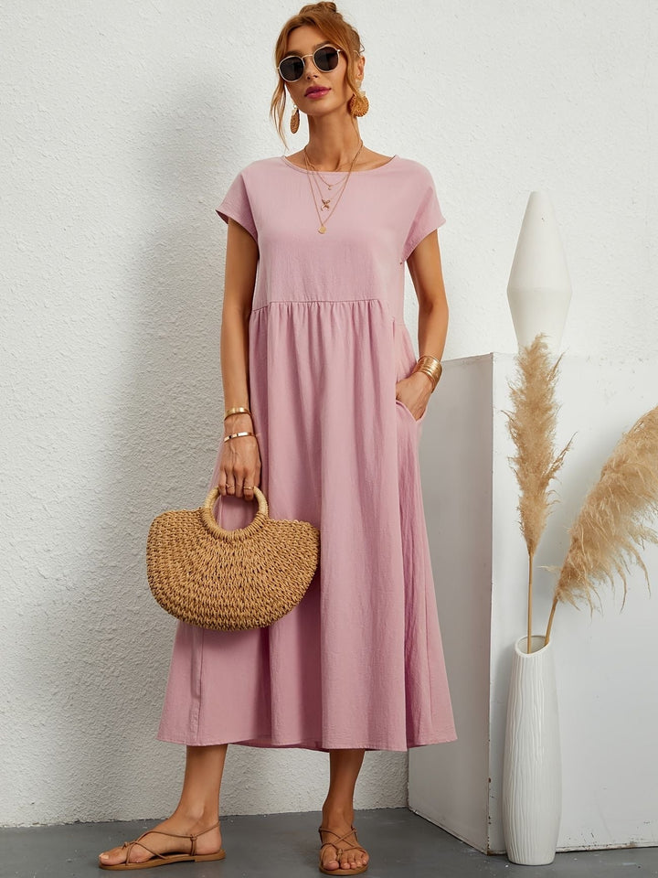 Stilla | O-Neck Casual Dress