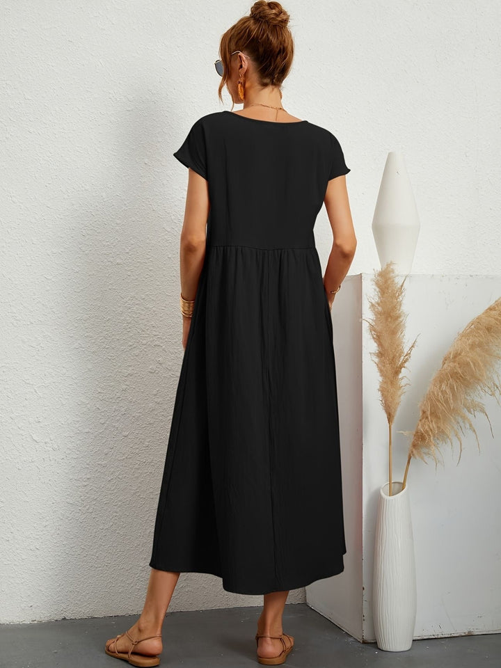 Stilla | O-Neck Casual Dress
