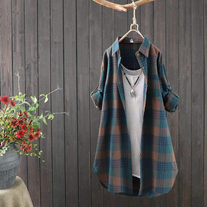 Stilla | Bluse Langærmet Linnedbluse