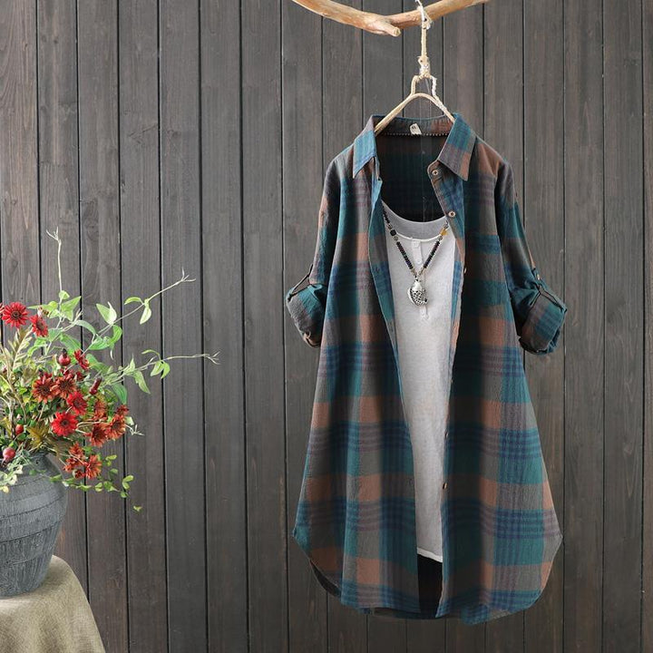 Stilla | Bluse Langærmet Linnedbluse