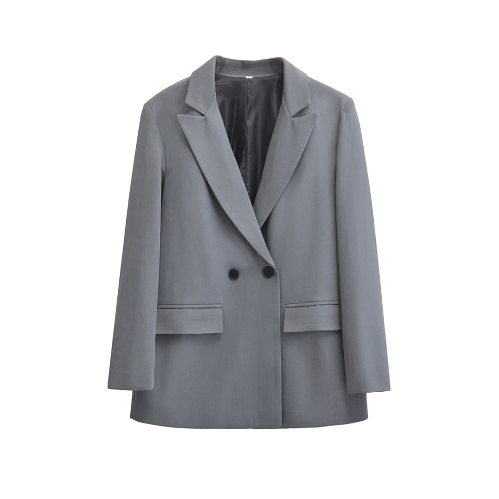 Stilla | Dame Blazer - Struktureret med dobbelt knapstand