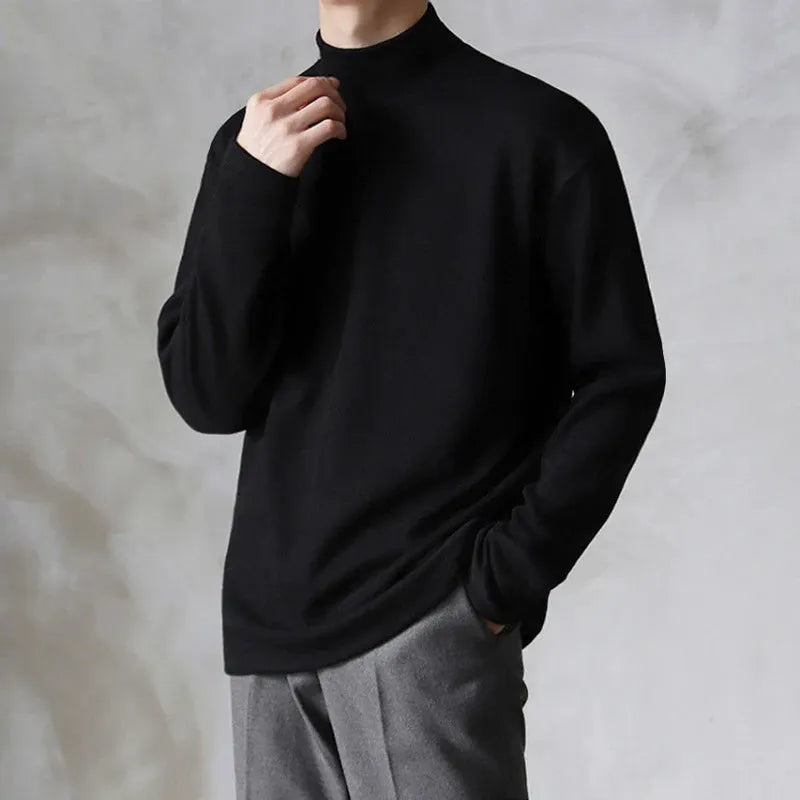 Stilla | Stående Krave Sweater Lavet Af Høj Kvalitet Materiale