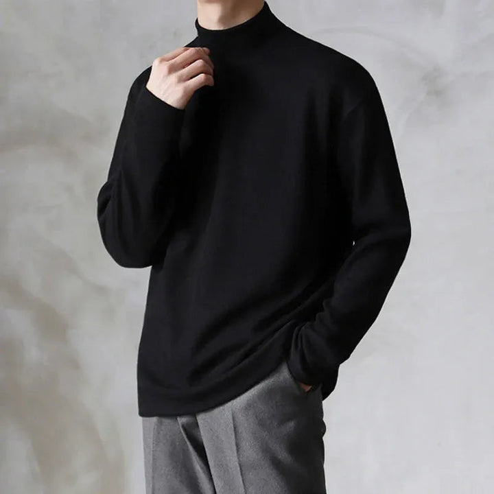 Stilla | Stående Krave Sweater Lavet Af Høj Kvalitet Materiale
