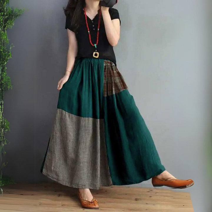 Stilla | Elegante Patchwork Nederdel
