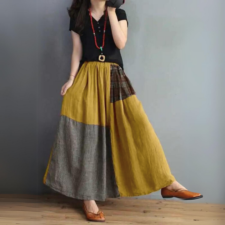 Stilla | Elegante Patchwork Nederdel