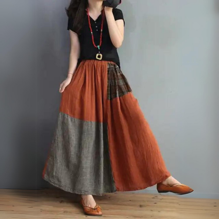 Stilla | Elegante Patchwork Nederdel