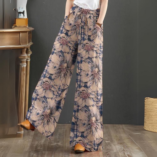 Stilla | Boho Bukser Med Elastisk Talje