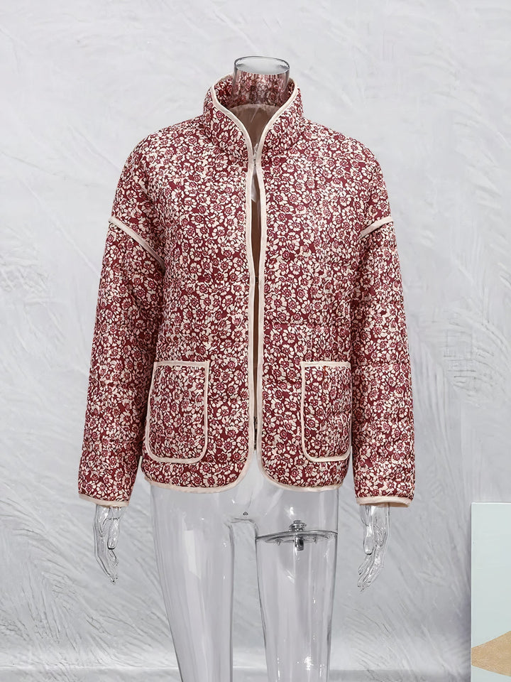 Stilla | Blomstrende Vintagejakke Til Dame
