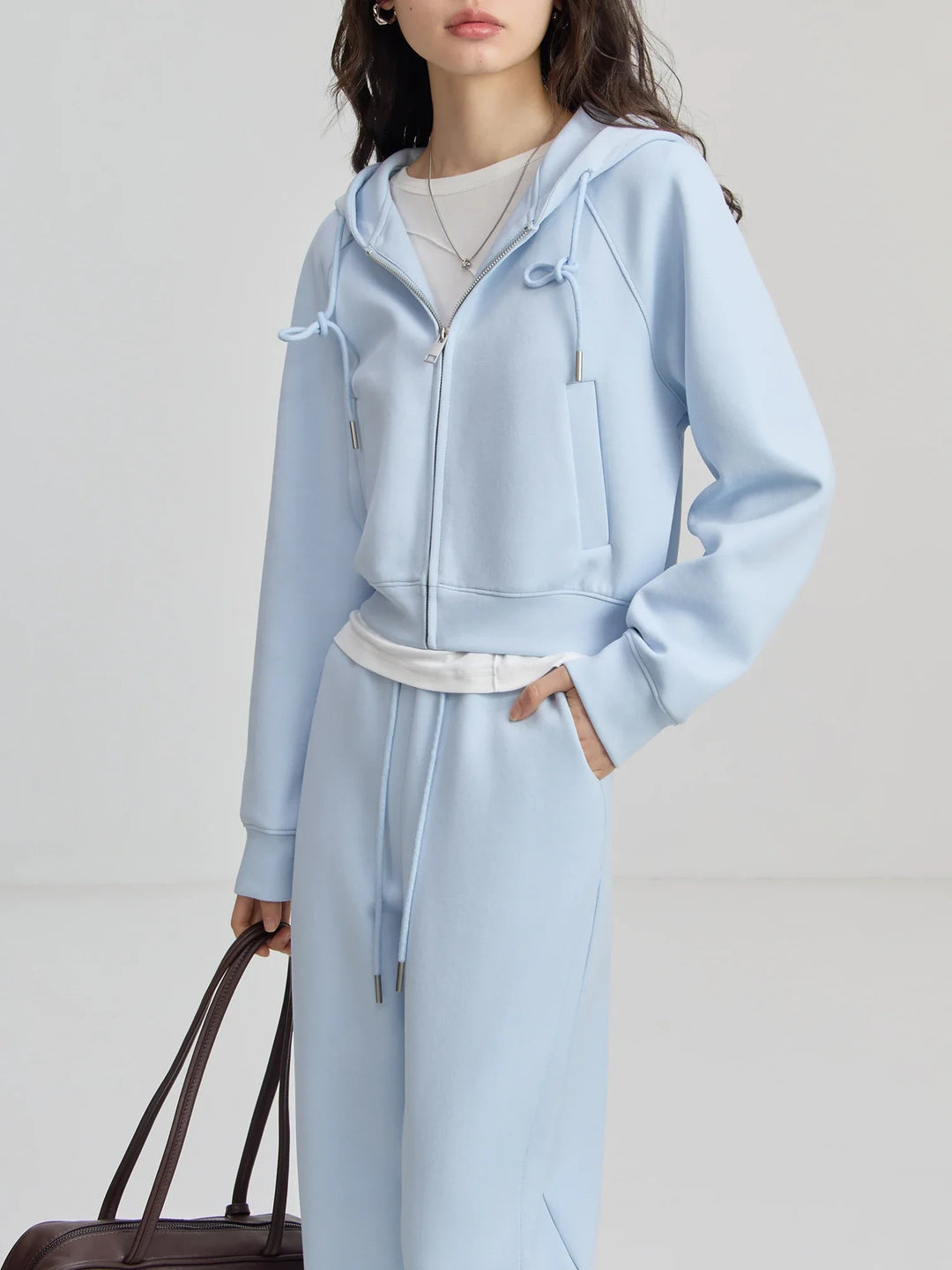 Stilla | Dame Sweatshirt Sæt med Cardigan og Bukser