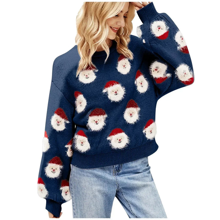 Stilla | Oversized julesweater med julemand motiv