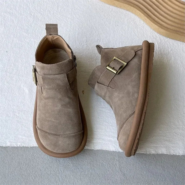 Stilla | Retro-lederschuhe Aus Kuhhaut
