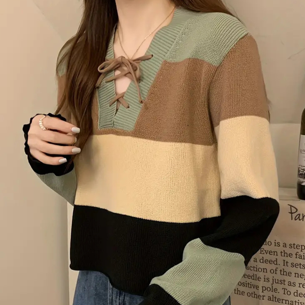 Stilla | Elegant Afkortet Sweater til Kvinder
