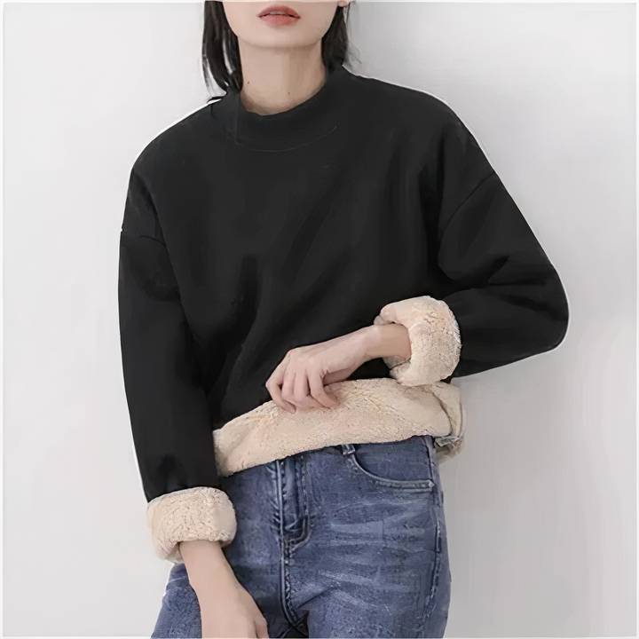 Stilla | Komfortabel Fleece Damepullover