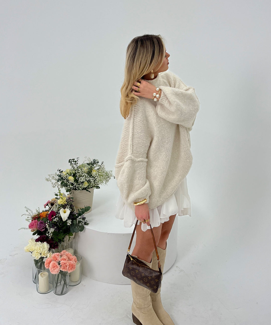 Stilla | Elegant Hvid Nederdel