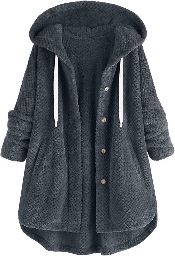 Stilla | Oversize Frakke Varm Damfrakke Med Fleece For, Stilfuld Og Behagelig