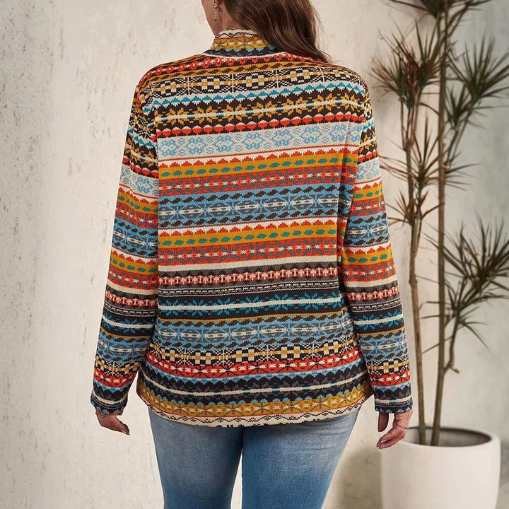 Stilla | Læder Pullover Med Snor