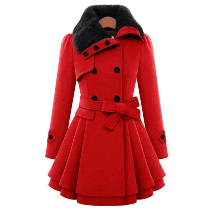 Stilla | Chic-trench Med Vegansk Pels