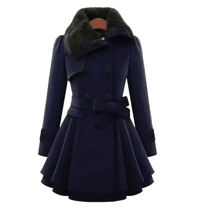 Stilla | Trench Chic Med Vegansk Pels