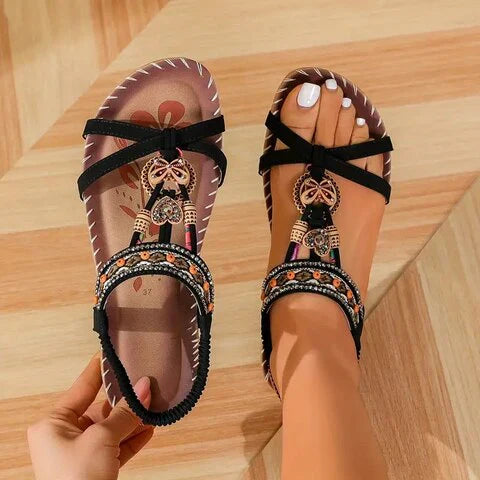 Stilla | Boho Flade Sandaler