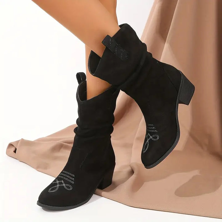 Stilla | Retro Slouchy Cowboyboots