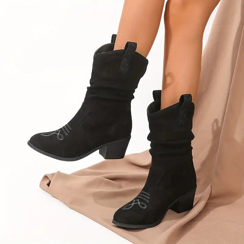Stilla | Retro Slouchy Cowboyboots