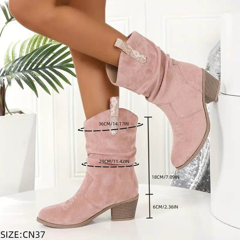 Stilla | Retro Slouchy Cowboyboots