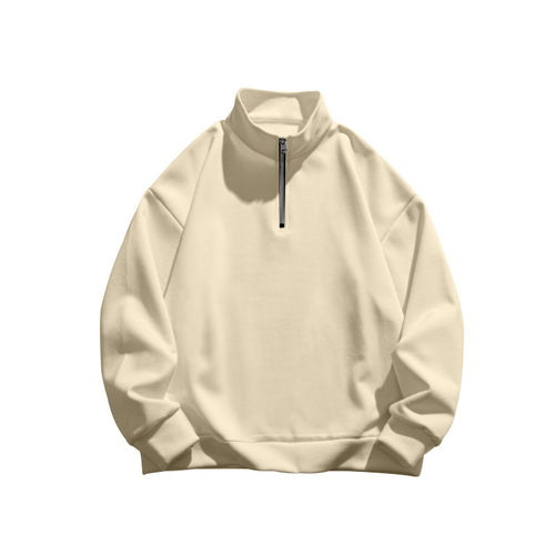 Herrer højfrekvent Sweatshirt Jakke med ståkrave og lynlås Stilla