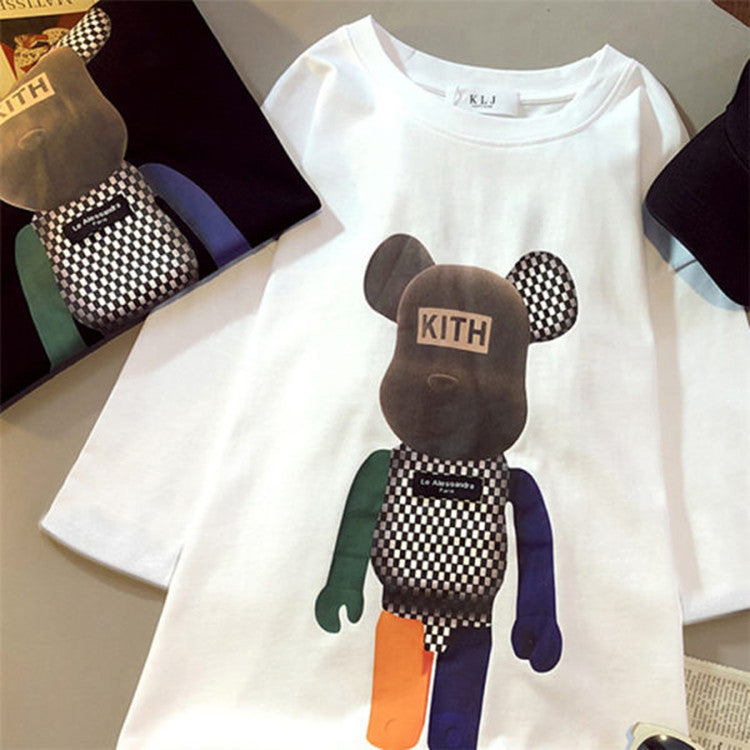 Dame T-shirt med kunstnerisk grafisk design og eksklusive detaljer Stilla