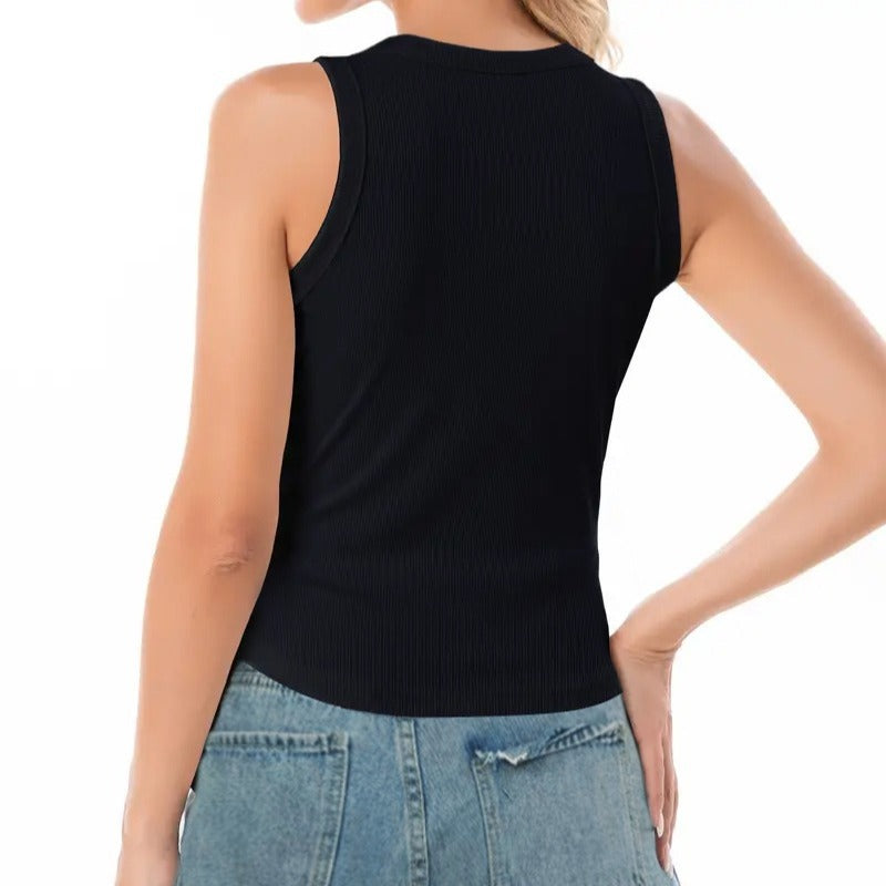 Dame Sporty Top i åndbart materiale med høj elasticitet Stilla