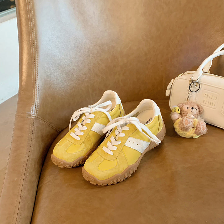 Dame Modische Sneakers med skridsikker profil sål og åndbart overmateriale Stilla