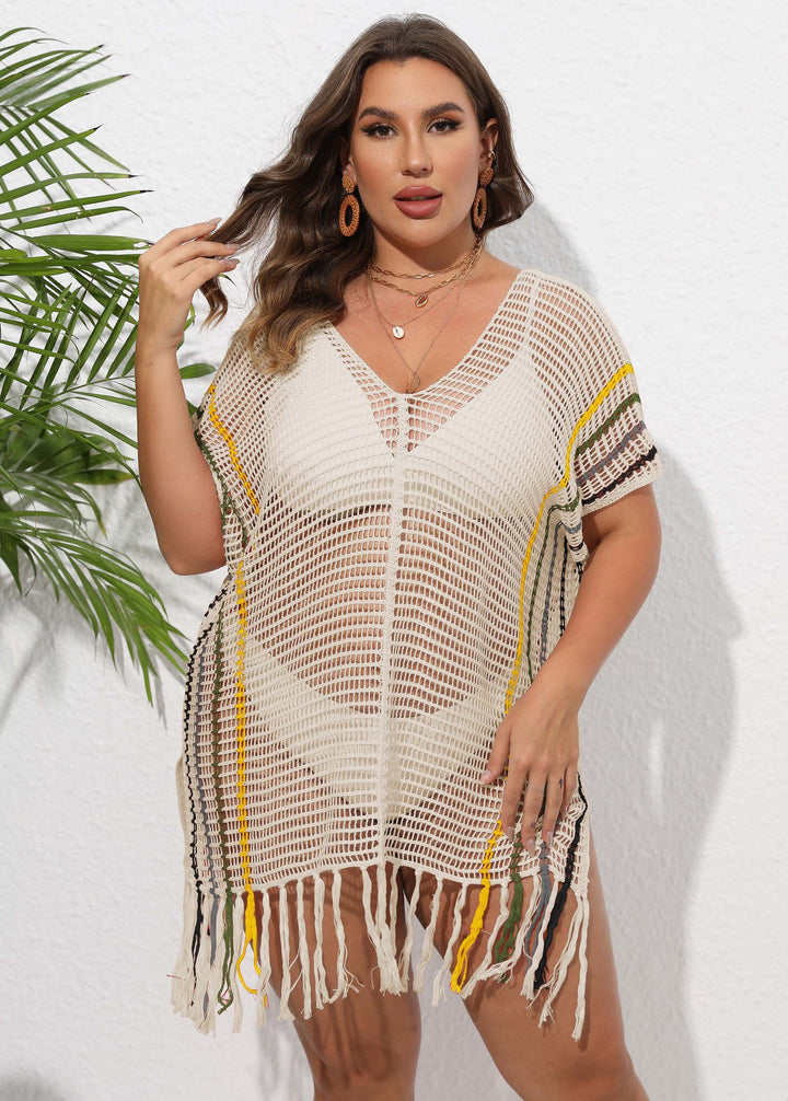 Dame Bohemian Mesh Strandtunika Stilla