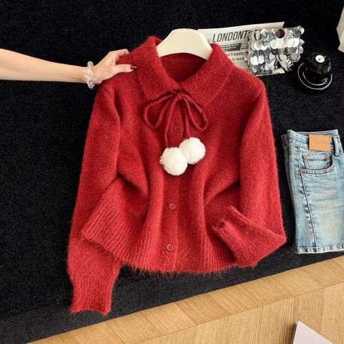 Dame legesyge cardigan med stor krave Stilla