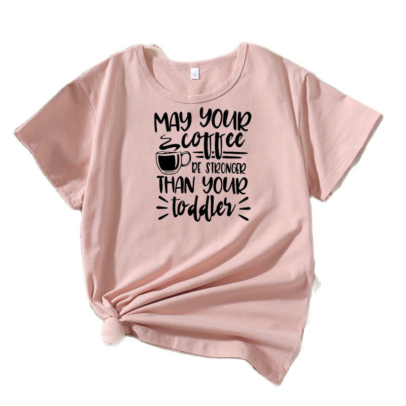 Dame Relaxed Fit Kaffeelsker T-shirt Stilla