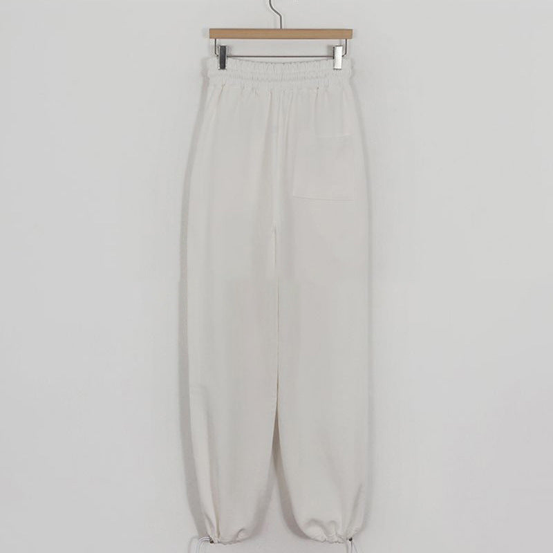 Kvindernes komfortable, vide sweatpants med elastisk talje Stilla