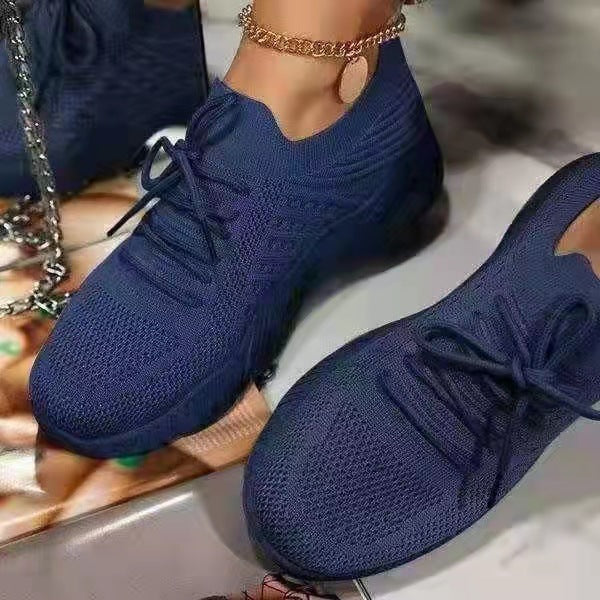 Dame Sporty Fitness-sneakers med åndbart overmateriale og skridsikker sål Stilla
