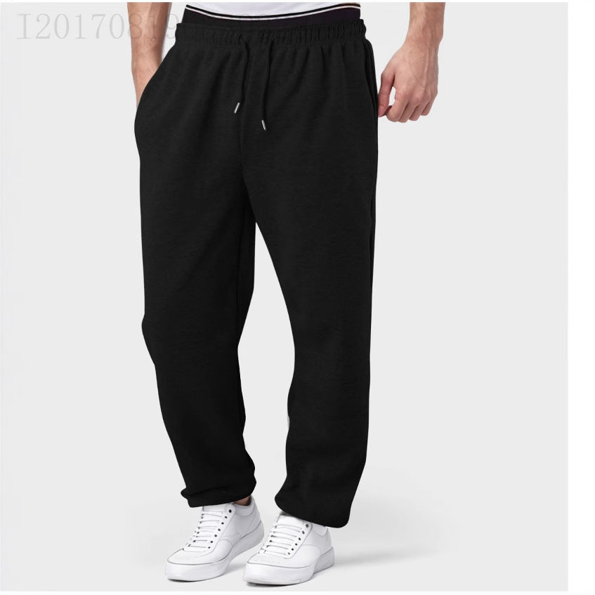 Herre komfortable joggingbukser med elastisk talje og sidelommer Skovae